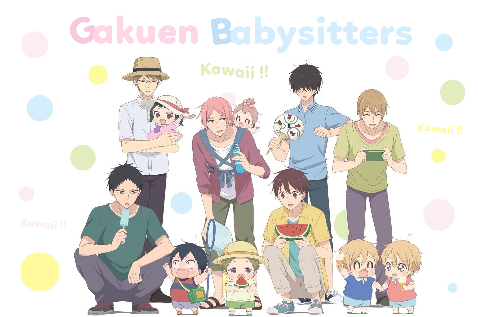 The Babies of Gakuen Babysitters (2018) Anime and Their Teenage Look – Just  Anime Stuffs